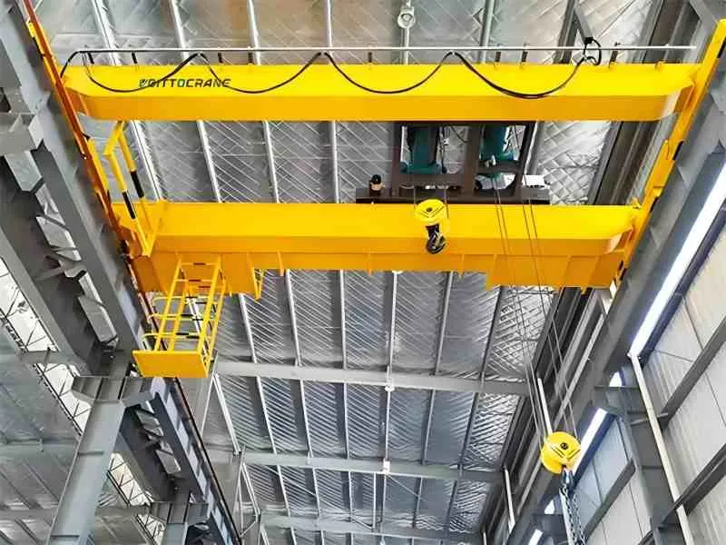 Двухбалочный мостовой кран с электрической талью типа LH